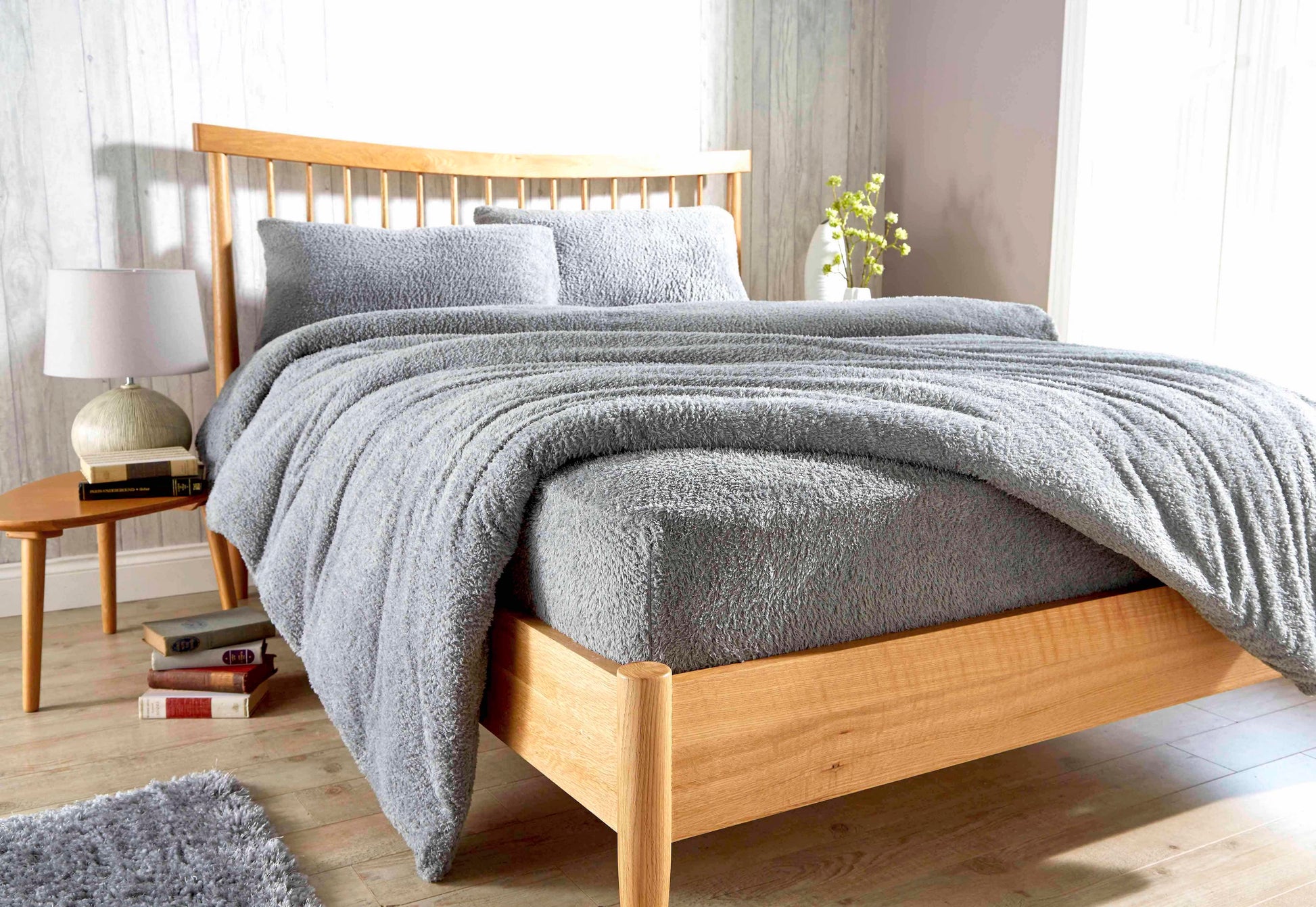 Teddy Fleece Extra Deep Fitted Sheet Plush Soft Winter Bedding Snug Elastic