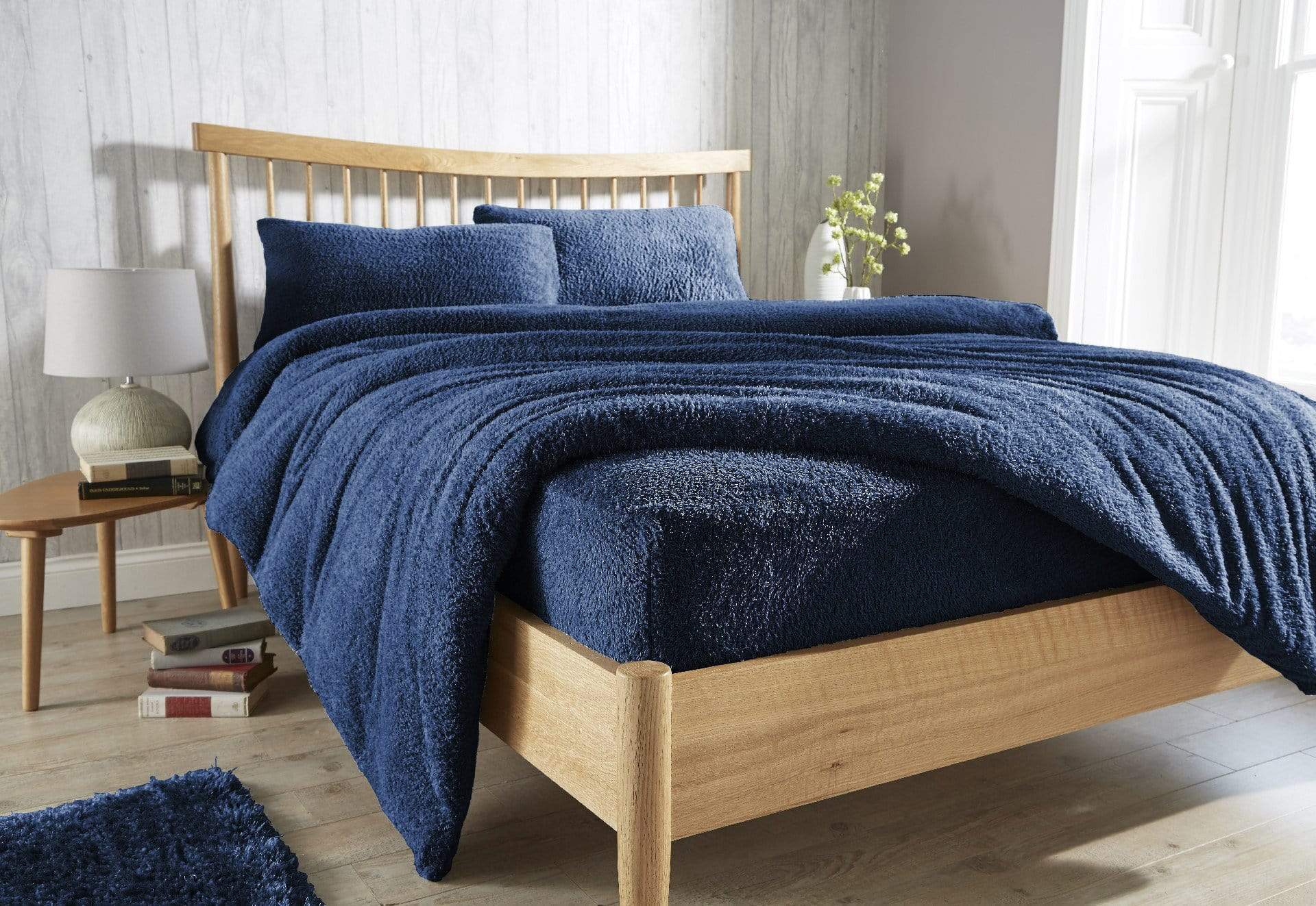 Teddy Fleece Extra Deep Fitted Sheet Plush Soft Winter Bedding Snug Elastic