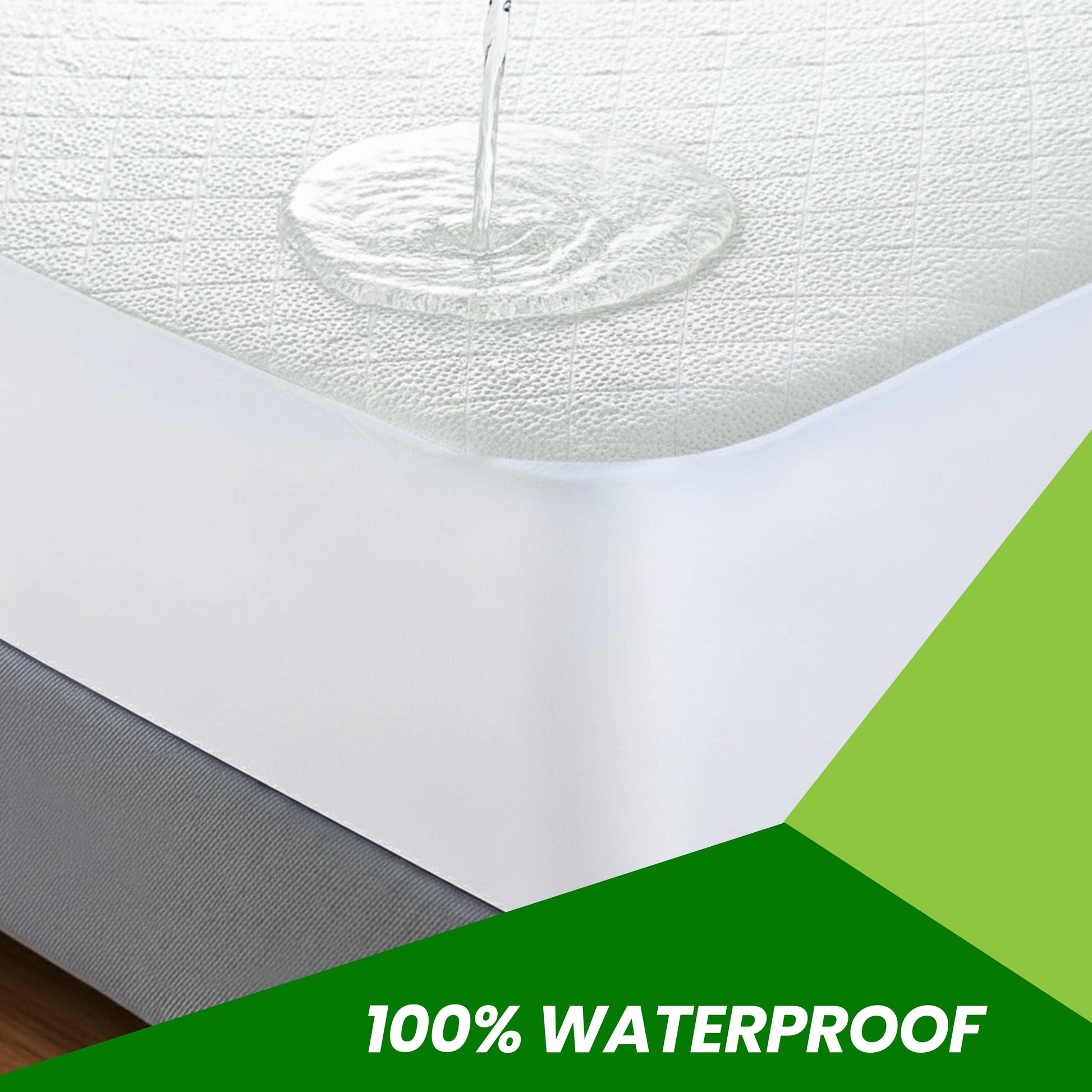Bamboo Quilted Waterproof Mattress Protector with Extra Deep Pocket Elastic