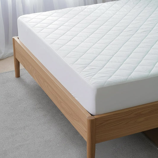 Quilted Extra Deep Mattress Protector Microfibre Top Waterproof Reverse
