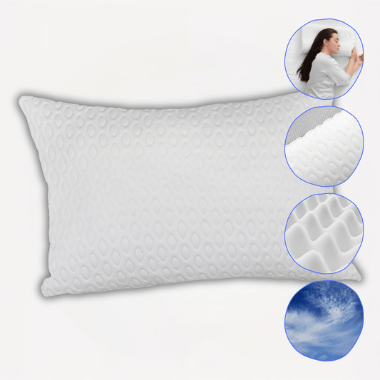 Air Flow Pillow Hotel Quality Anti Snore Side Sleeper Premium Fibre Filling