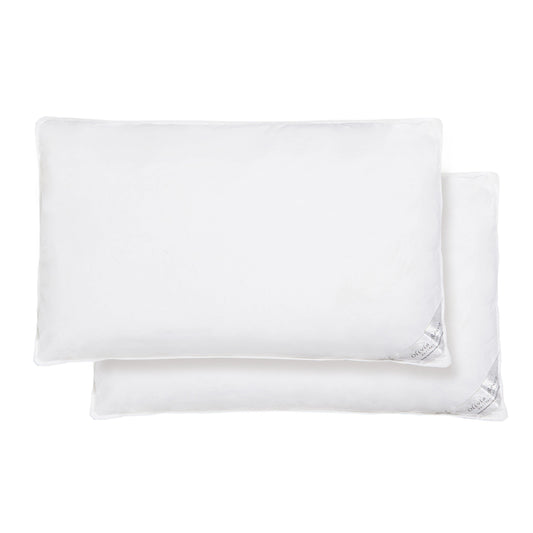 2 Pack Hypoallergenic Duck Feather And Down Pillows Hotel Quality Comfort