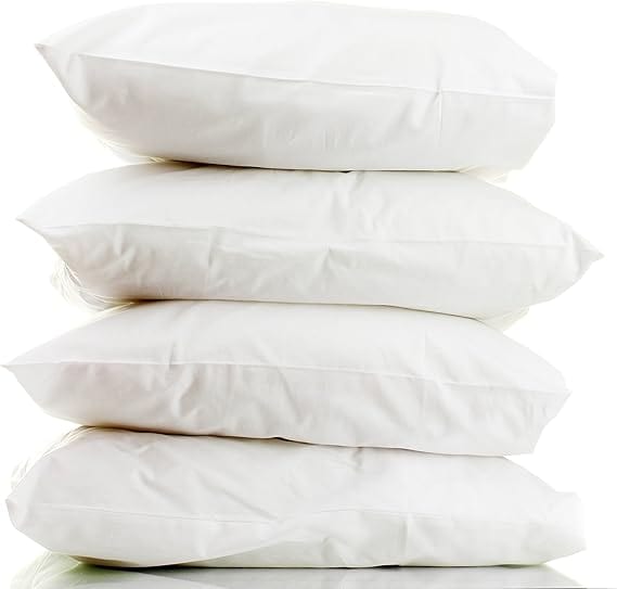 4 Pack Super Bounce Back Pillows With Luxury Fibre Filling For Superior