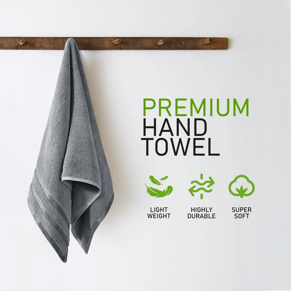OLIVIA ROCCO Belmont Viscose Stripe Silver Towels 100% Cotton Quality Super Absorbent
