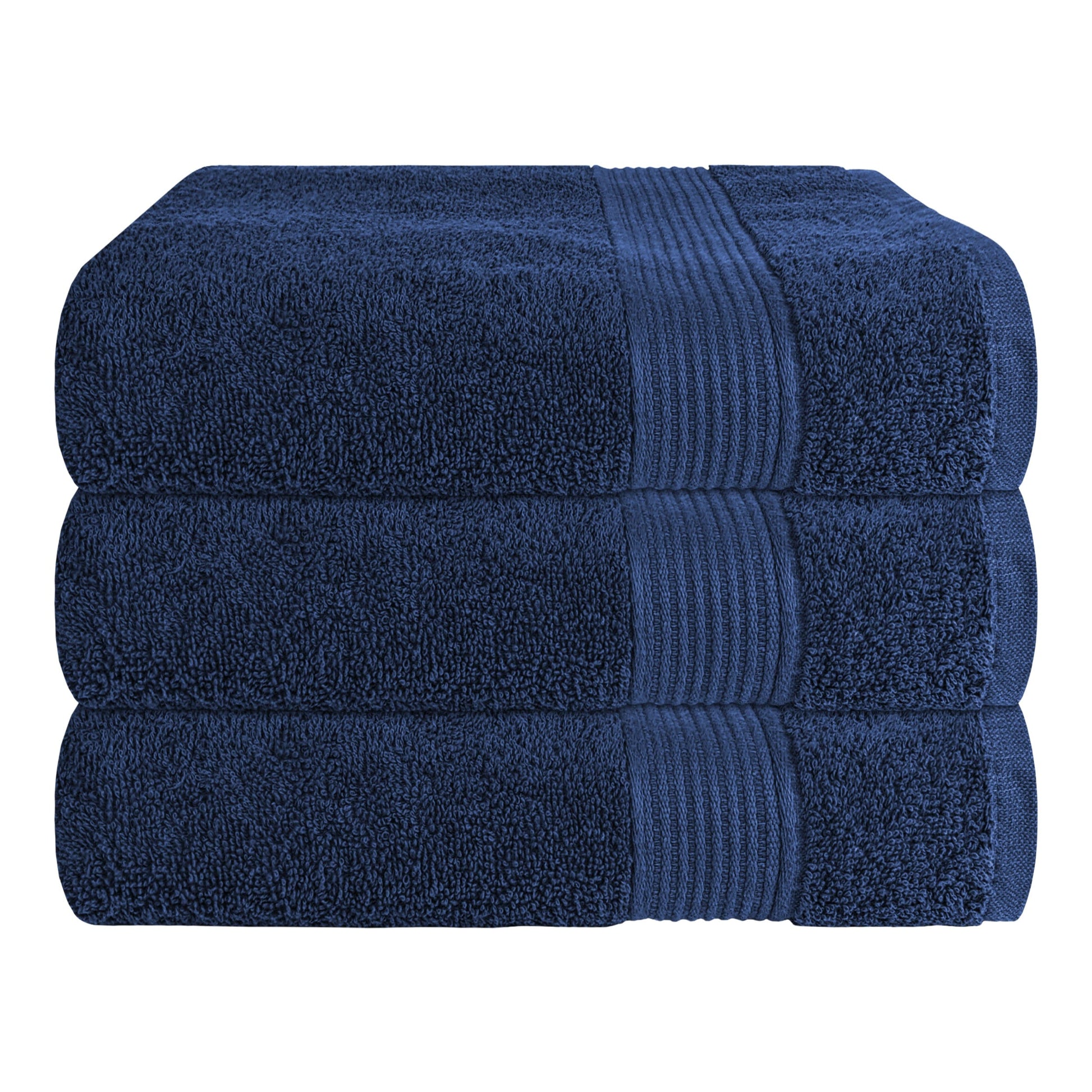OLIVIA ROCCO Rhodes Towel Royal Blue 100% Cotton Hotel Quality Soft Super Absorbent Hand