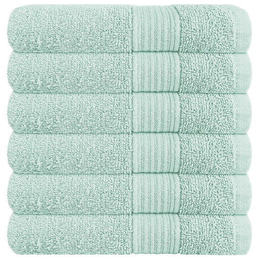 OLIVIA ROCCO Rhodes Towel Seafoam 100% Cotton Hotel Quality Soft Super Absorbent Hand