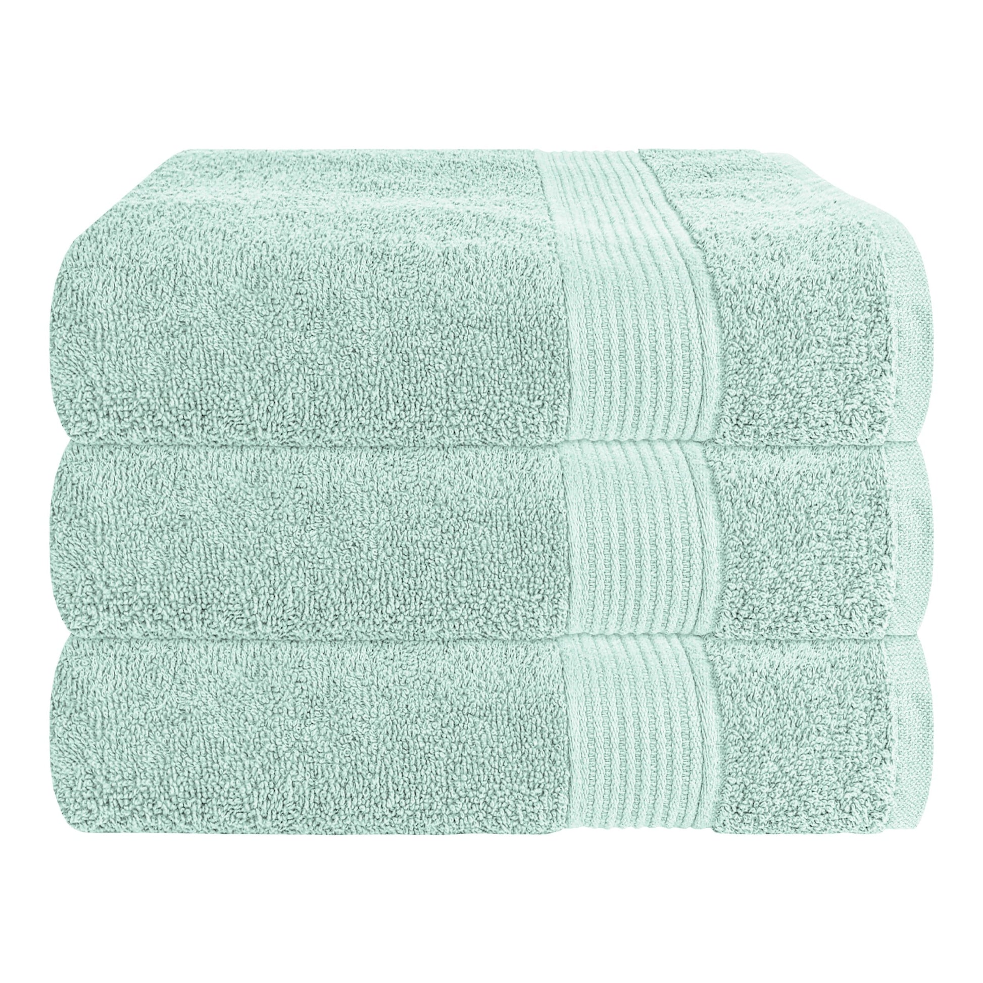 OLIVIA ROCCO Rhodes Towel Seafoam 100% Cotton Hotel Quality Soft Super Absorbent Hand