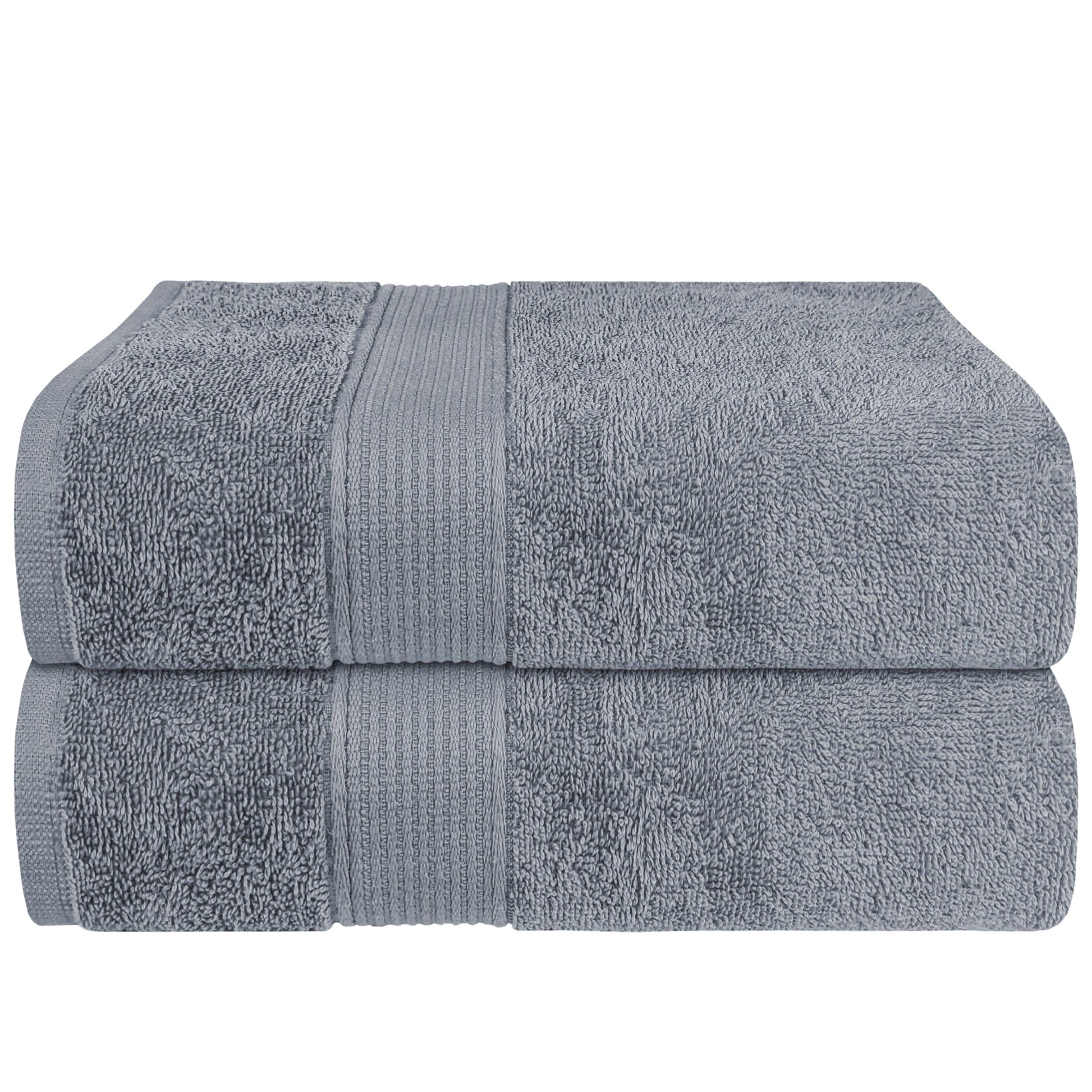 OLIVIA ROCCO Rhodes Towel Silver 100% Cotton Hotel Quality Soft And Ultra Absorbent Hand