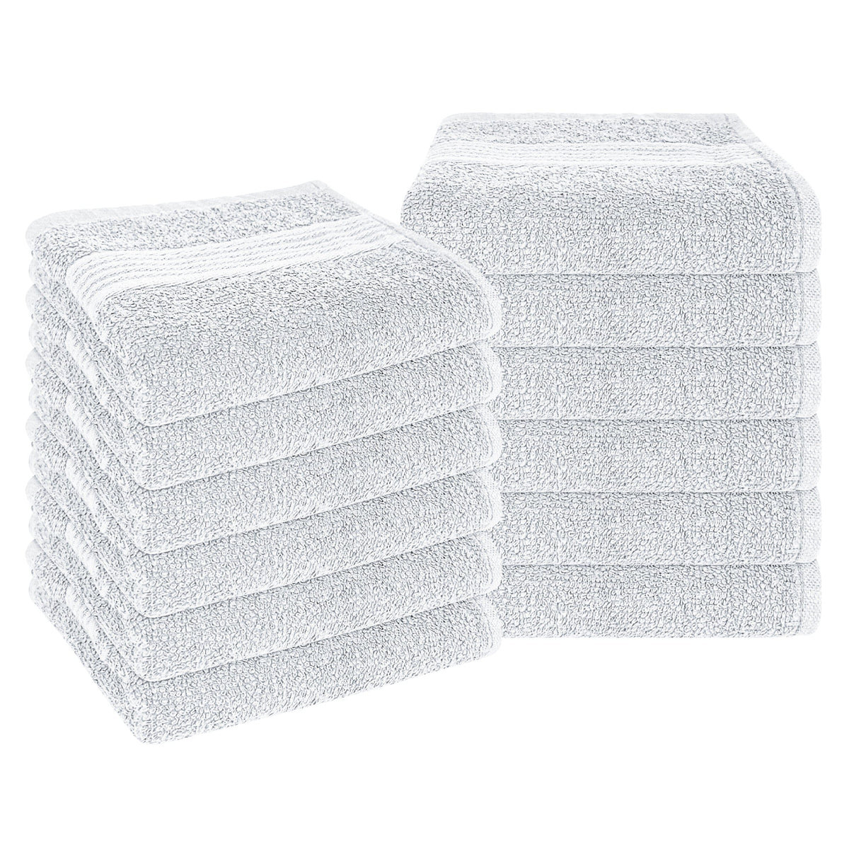 OLIVIA ROCCO Rhodes Towel White 100% Cotton Hotel Quality Soft Super Absorbent Hand Bath
