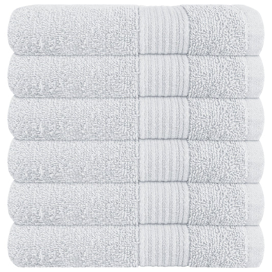 OLIVIA ROCCO Rhodes Towel White 100% Cotton Hotel Quality Soft Super Absorbent Hand Bath