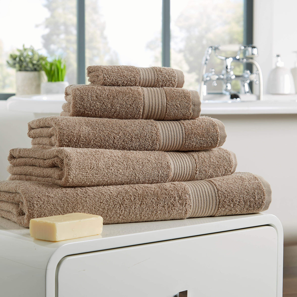 OLIVIA ROCCO Egyptian Cotton Towels 500GSM High Absorbency Soft Durable OEKO TEX