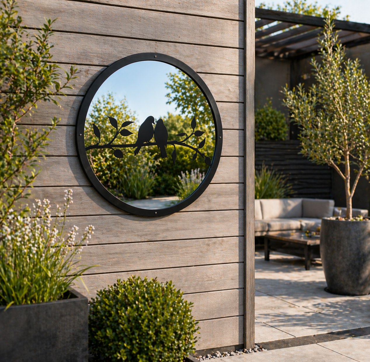 Love Birds Garden Mirror – A Symbol of Love & Togetherness