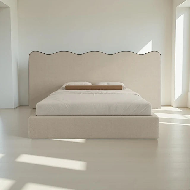 Madrid Piping Wavy Bed Frame