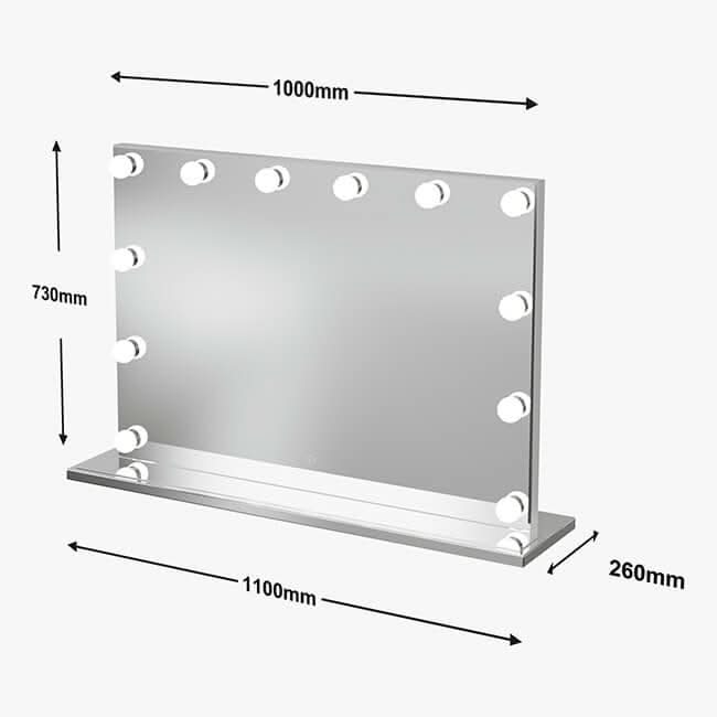 Large Hollywood Mirror 100x70cm