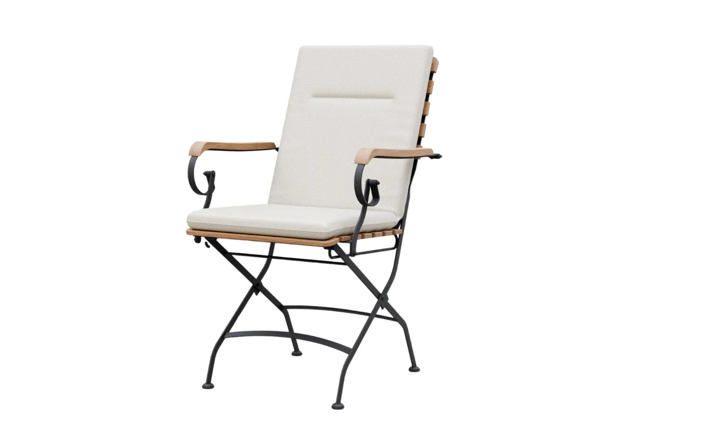 Sicily 2 Seater Teak and Wrought Iron Round 70cm Garden Dining Set