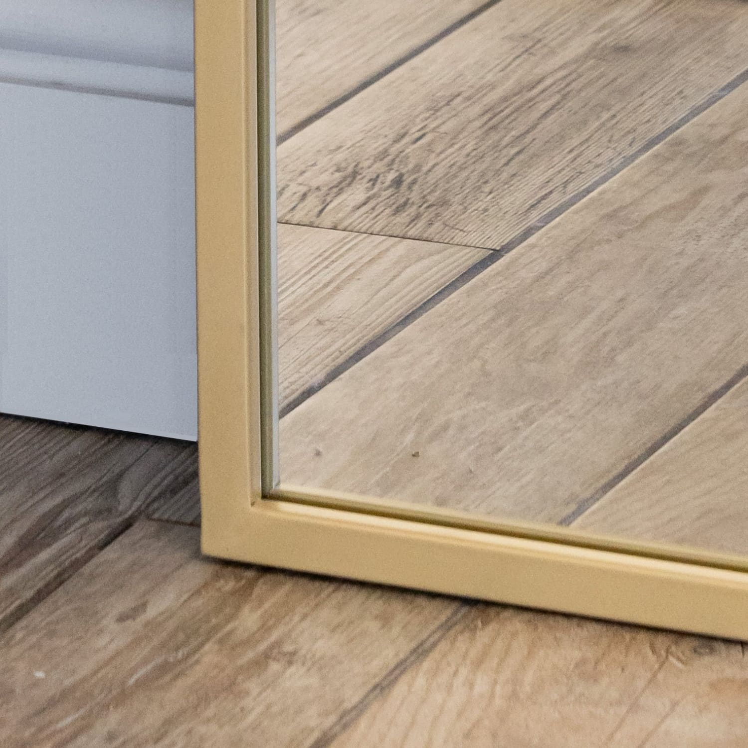 Takara- Full Length Gold Metal Rectangle Mirror - 160cm x 60cm