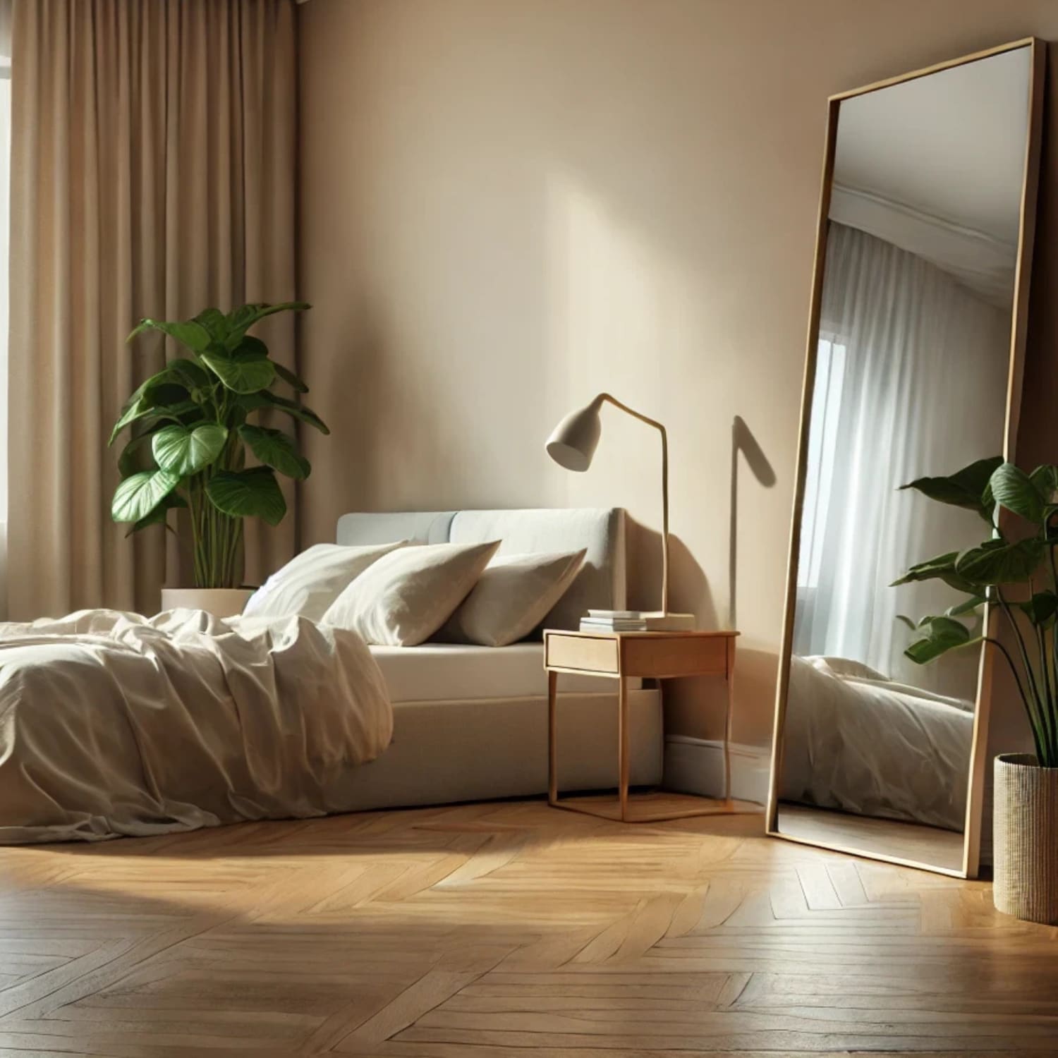 Takara - Full Length Gold Metal Rectangle Mirror - 180cm x 60cm
