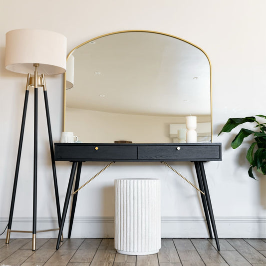 Gold Metal Gentle Arch Mirror - 95cm x 120cm